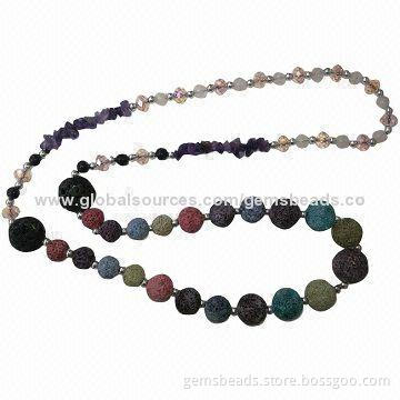 Gemstone necklace